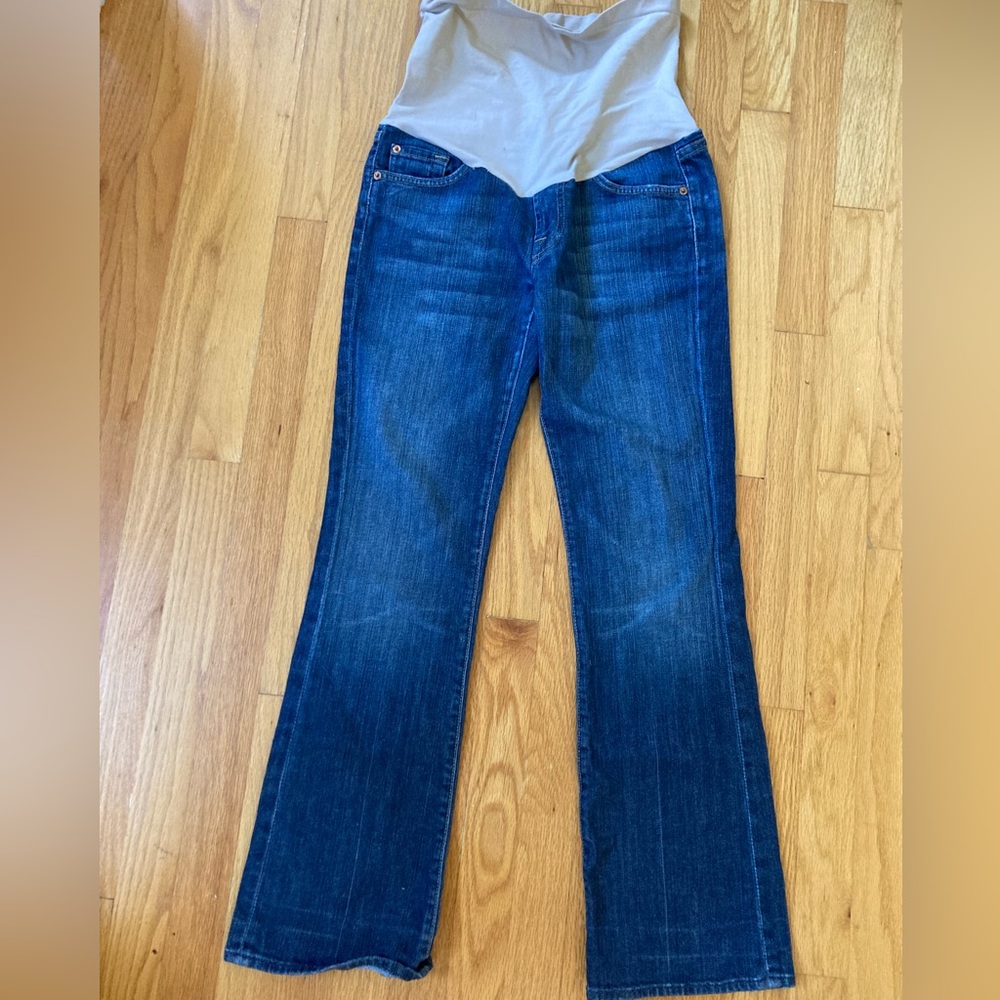 7 For All Mankind Women's Boot Cut Jeans - Blue